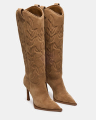 KINZEE TAUPE SUEDE