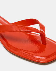TRELLA RED ORANGE PATENT