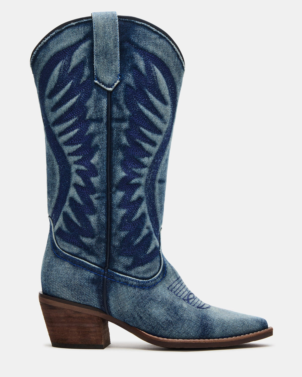 ALBANY DENIM FABRIC WIDE CALF