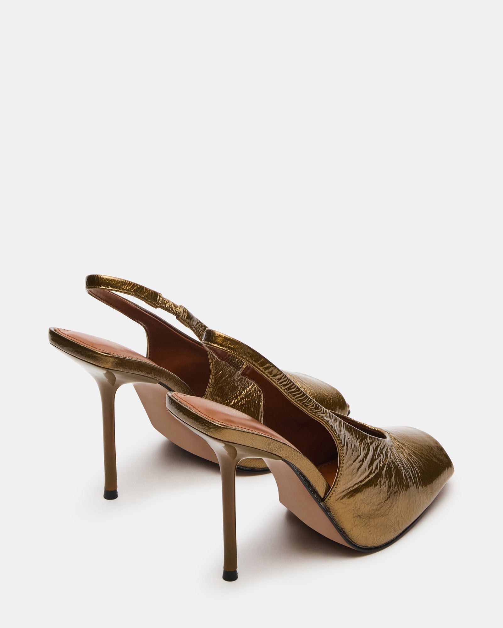 LUCIAN OLIVE CRINKLE PATENT